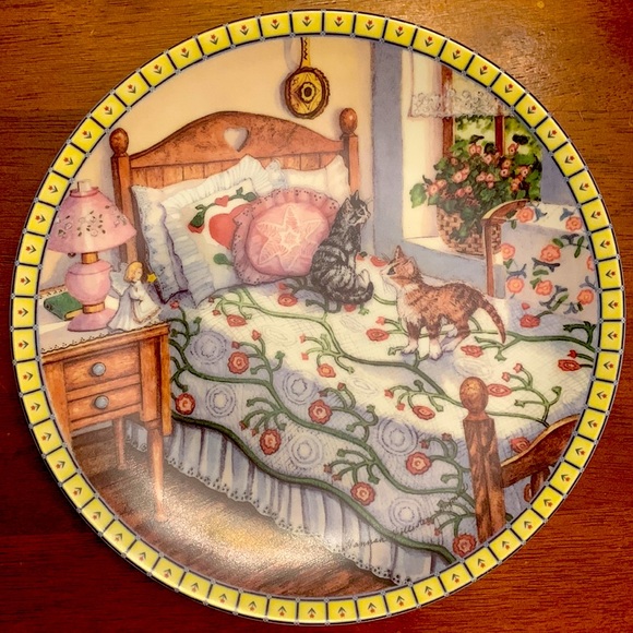 Edwin M cat collector plates - Picture 2 of 4